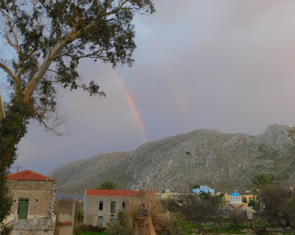 double rainbow from pedi